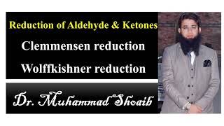 Reduction of Aldehyde and Ketone  Clemmensen Reduction  Wolffkishner Reduction  Mozingo Reduction [upl. by Abih493]