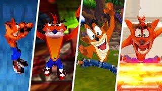 Evolution of the Jump in Crash Bandicoot Games [upl. by Yrrap10]