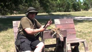 Using Cattails to create Natural Cordage [upl. by Raynata]