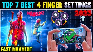 Top 7 Best 4 FINGER custom hud Free Fire🤯MOVMENTHEADSHOT😎Best Custom Hud In FF  99 GAMER [upl. by Accalia]