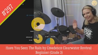 Have You Seen The Rain by Creedence Clearwater Revival  Beginner Grade 3  Melodics drum cover [upl. by Baldwin]