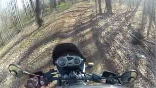 BMW F650GS Dakar trail  GoPro POV [upl. by Sainana]