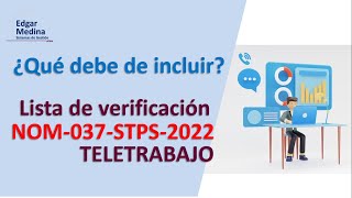 Lista de verificación NOM 037 STPS 2023 TELETRABAJO [upl. by Allekram]