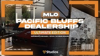 Ultimate Luxury Dealership MLO  Pacific Bluffs FiveM  Dealership amp Mechanic [upl. by Brenn]