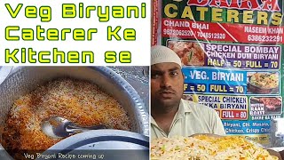 VEG BIRYANI RECIPE step by step  VegBiryani LIVE from CATERERS KITCHEN  My Kind of Productions [upl. by Meier141]