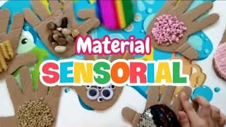 Actividades sensoriales  Manitas y piecitos 🖐🏻👣  Material didáctico [upl. by Jeffers]