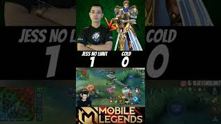 Jess no limit vs Cold🔥 1v1 Pro player vs 10k alucad matches🔥 jessnolimit alucard mlbb shorts [upl. by Eladnwahs777]