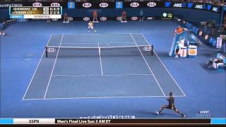 Djokovic vs Ferrer  Australian open 2013 SF Highlights HD [upl. by Anrol]