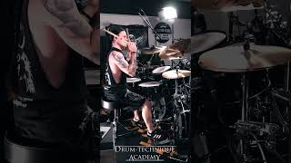 Powerful Swivel Technique  Double Bass Drumming shorts [upl. by Darian661]