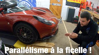 Faire soimême son parallélisme pour 0€🤩la technique de la géométrie à la ficelle👌 [upl. by Kim]