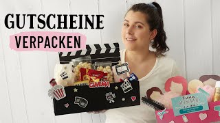 Gutschein verpacken – lustige und kreative Ideen für Geschenkgutscheine 💌 [upl. by Mayrim884]