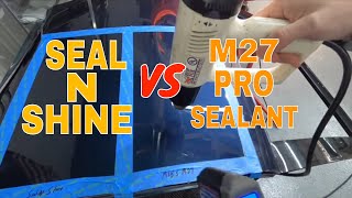 Meguiars M27 Pro Hybrid Ceramic Sealant Versus Turtle Wax Seal N Shine [upl. by Aikenahs]