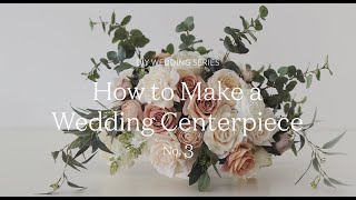 How To Make a Wedding Centerpiece with Fake Flowers [upl. by Rauch570]