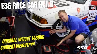 E36 Race Rebuild  How much weight did I really take out [upl. by Piers590]