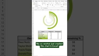 Lets learn to create Redial Bar Chat in excel [upl. by Nicolas]