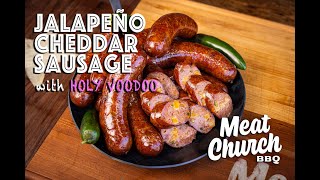 How to Make the Best Sausage Ive ever tasted  Holy Voodoo Jalapeño Cheddar [upl. by Ajtak]