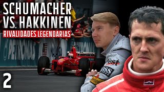 RIVALIDADES LEGENDARIAS DE F1 MIKA HÄKKINEN VS MICHAEL SCHUMACHER Cap 4 Parte 2 [upl. by Graf]