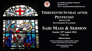 Thirteenth Sunday after Pentecost [upl. by Trudi]