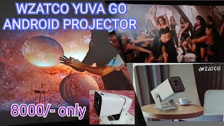 WZATCO YUVA GO PROJECTOR complete review [upl. by Kreindler]