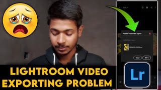 Lightroom Video exporting problem couldnt export lightroom problem Lightroom [upl. by Bish72]