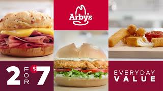 Arbys 2 for 7 Everyday Value  Crispy Chicken [upl. by Ilam]