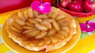 NEJCHUTNĚJŠÍ FRANCOUZSKÝ KOLÁČ TARTE TATIN RECEPT ZDRAVÝ A PLNÝ OVOCE MUSÍTE VIDĚT [upl. by Adnolrehs]