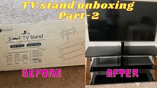 Whalen 3 in 1 TV Stand  Unboxing  Assembling  Pothu Muthakani  Part 2 [upl. by Yrrep]