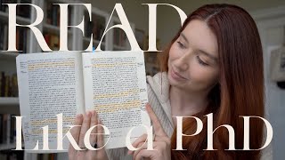 How to Read amp Take Notes Like a PhD Student  Tips for Reading Fast amp Efficiently for Slow Readers [upl. by Doughman]