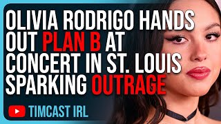 Olivia Rodrigo Hands Out PLAN B At Concert In St Louis Sparking OUTRAGE [upl. by Eile]