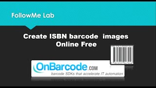 Free Online ISBN Barcode Image Generator [upl. by Asirret731]