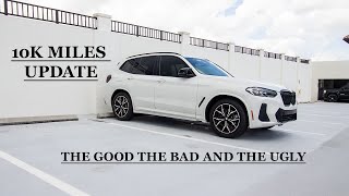 2022 BMW X3 M40i 10000 miles update Rattles everywhere [upl. by Droffats576]