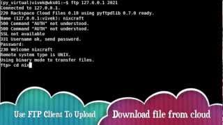 Upload Files To Rackspace Cloud Files Storage Using FTP Client [upl. by Arved317]