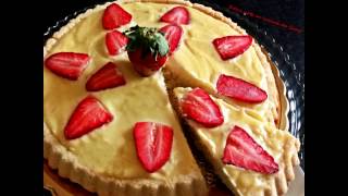 Crostata al cioccolato bianco e fragole [upl. by Meghan]