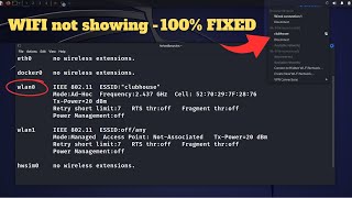 How to Enable WLAN0 for WIFI Connection on Kali Linux [upl. by Wolpert]