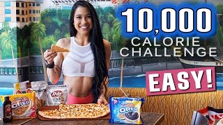 10000 CALORIE CHALLENGE DESTROYED  GIRL SCIENTIST VS FOOD  EPIC CHEAT DAY [upl. by Amii]