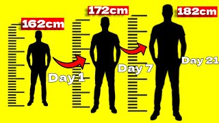 How to Increase Height FAST  NEW Method [upl. by Auqenet]