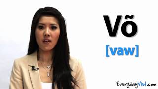 Learn Vietnamese Lesson 12 Pronouncing 20 Common Vietnamese Last Names [upl. by Coy]