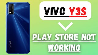 Vivo play store not working  Vivo y3s Playstore Download problem Fix V1901A [upl. by Terbecki]