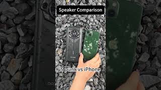 DOOGEE S punk vs iPhone 13 Speakerwhich one do you think is betterphone doogee doogeespunk [upl. by Nilved]