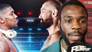 CHRIS KONGO SAW ANTHONY JOSHUA SPAR FOR NGANNOU GIVES PREDICTION FOR TYSON FURY FIGHT SLAMS MARKU [upl. by Lincoln148]