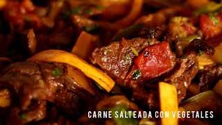 CARNE SALTEADA CON VEGETALES  CANDELO COCINA [upl. by Yduj502]