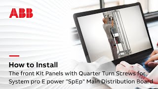 How to install the front Kit Panels with Quarter Turn Screws for System pro E power quotSpEpquot MainBoard [upl. by Guyer]