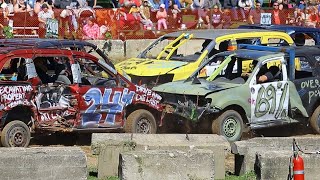 Petrolia Demolition Derby 2024 Junk Run [upl. by Esilenna733]