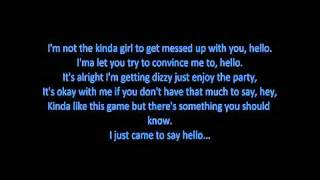 HELLO  Martin Solveig and Dragonette LYRICS [upl. by Etnauj]