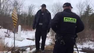 Video Asylum seekers make a run for the Canadian border [upl. by Eldredge]