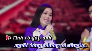 Chieu san Ga karaoke beat Luu Anh Loan ft Dong Nguyen [upl. by Aiekahs]