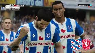 Heerenveen v FC Twente Samenvatting  Eredivisie  eFootball PES 21 [upl. by Aniryt221]