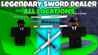 Legendary Sword Dealer ALL Locations amp TTK in Blox Fruits Sea 2 [upl. by Jaworski]