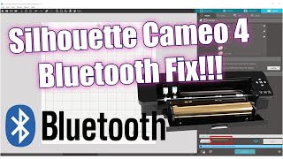 Cameo 4 Not connecting to Computer  Cameo 4 Bluetooth not working [upl. by Rhys]