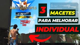 3 DICAS IMPORTANTES PARA MELHORAR SUA JOGABILIDADE NO FREE FIRE [upl. by Paryavi]